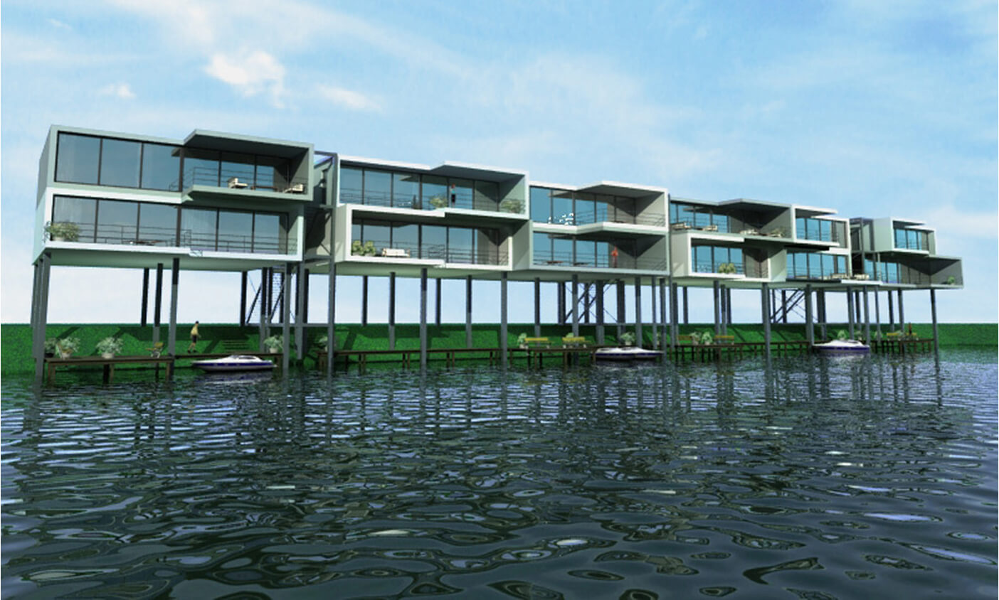 Floating Quarter Amsterdam Waterstudio.NL