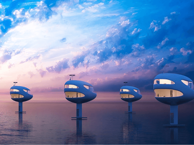 These Eco-friendly Futuristic Floating Homes Are Currently Under Construction