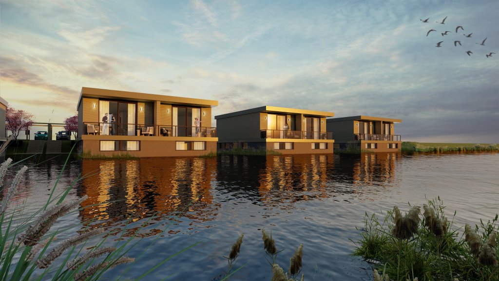 Royal waterlofts floating houses for sale